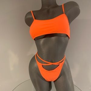 Orange swimsuit